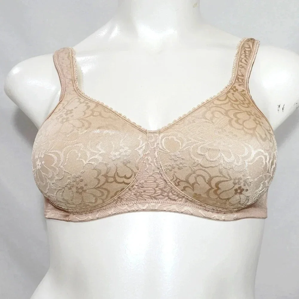 44DD Playtex 18 Hour Lift & Support Wire Free Bra Nude